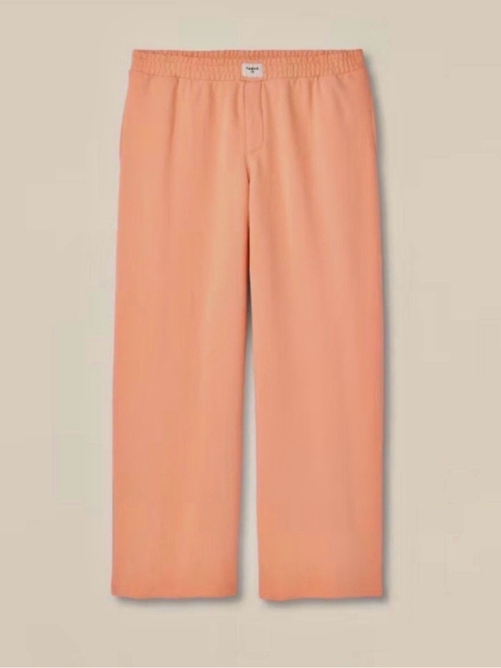 Parke x Target Women's Size Medium High-Rise Boxer Sweatpants Peach Orange NWT